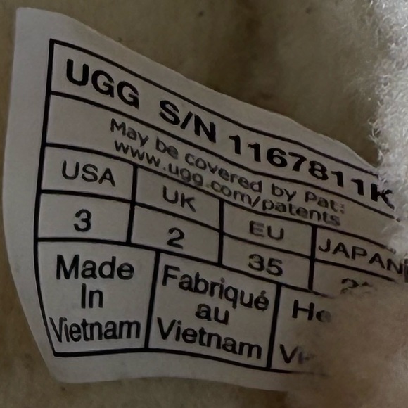 UGG Tan Classic Ultra Spillseam Genuine Shearling Lined Slip-On Boots - Picture 5 of 5